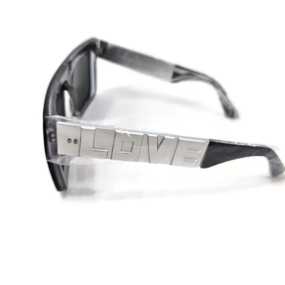 New Vintage Frames Company Corey Shapiro Love/Hate Sunglasses Black/Silver